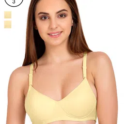 Tweens Pack of 3 Beige T-shirt Bras TW91301-image-78