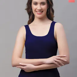 Friskers Blue Cotton Tank Top-image-57