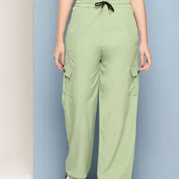Aarika Women Original Straight Fit Cargos Trousers-image-38