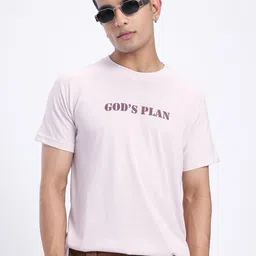 glitchez Bold Beliefs Printed Regular Fit T-shirt-image-83