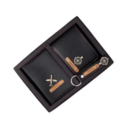 Personalized Jet Setter PU Leather Wallet Jet - Black-image-13