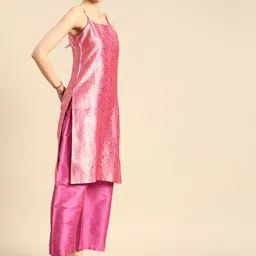 Anouk Women Ethnic Motifs Printed Kurta With Palazzos & Dupatta Set image 5