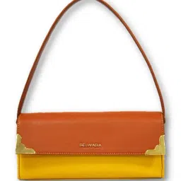 BELWABA Claria Mustard Solid Medium Shoulder Bag-image-0