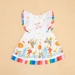 Pantaloons Baby White Printed Frock-picture-46