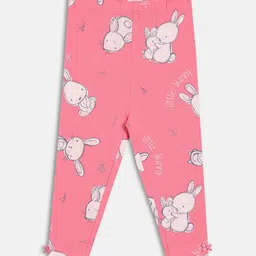 MINI KLUB Infants Pack Of 2 Printed Pure Cotton Leggings image 3