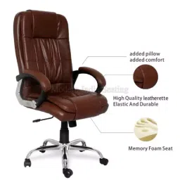 Divano Modular Tan Modern India Seating Office Chrome Series Chair MI265 image 3