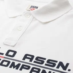 U.S. Polo Assn. Denim Co. Typography Print Pure Cotton T-shirt image 3