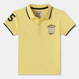 R&B Boys Brand Logo Printed Polo Collar Cotton T-shirt-picture-21