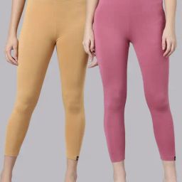 TWIN BIRDS Women Pack Of 2 High Ankle Leggings-picture-36