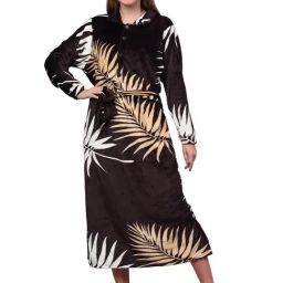 Klotthe Printed Multicolor 210 GSM Cotton Bath Robe with Belt-picture-30