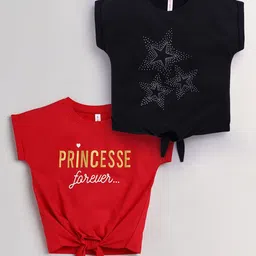 giniekids Print Extended Sleeves Cotton Top image 1