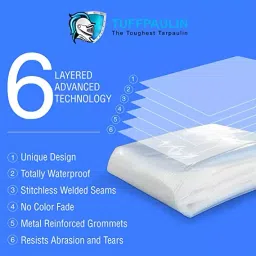 TUFFPAULIN Extra Strong Virgin MLCL Mulching Sheet Film Tirpal image 4