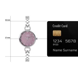 Timex Women Dial & Bracelet Style Straps Analogue Watch - TWEL22700 image 3