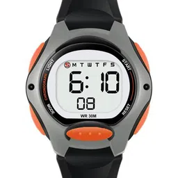 KIDSUN Kids Round Dial & Straps Digital Multi Function Watch 8001_BLACK_ORANGE-picture-14