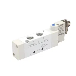 Airtac 6V Series 5/2 Way Single Acting Solenoid Valve Ø 6 mm Port Size 0.5 m Line Length, 6V210-J06-picture-22