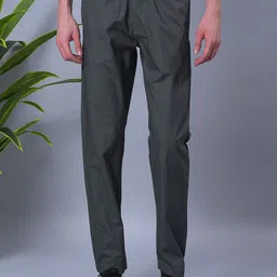 COBB Men Regular Fit Low-Rise Trousers-image-1