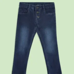 Pantaloons Junior Kids Blue Cotton Regular Fit Jeans-image-32
