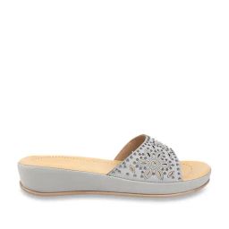 Mochi Women's Grey Casual Wedges-picture-36