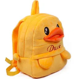 dzert Kids School Bag Soft Plush Backpacks Cartoon/Boy/Girl/Baby/ (2-5 Years) (Duck & Hi Girl) image 4