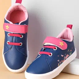 Cute Walk by Babyhug Velcro Closure Casual Shoes - Blue-picture-13
