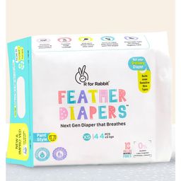 R for Rabbit Pant Style Feather Diapers Extra Small - 44 Pieces-picture-4