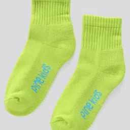 Pine Kids Ankle Length Anti Microbial Washed Terry Socks Pack of 3 (Color May Vary) image 2