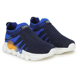 ABROS Play Big Text Patch Detailed Slip On Shoes - Blue image 3