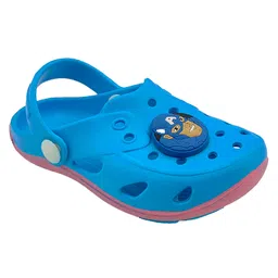 Marvel by Yellow Bee Perforated Clogs With Avengers Featuring Captain America & Shield Charms - Blue image 3