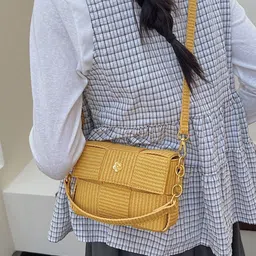 KPOP Textured PU Sling Bag-image-29