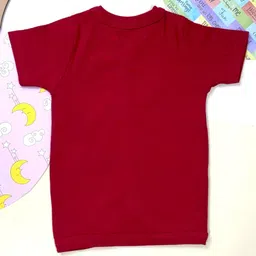 COCOON ORGANICS 100% Cotton Knit Pack Of 3 Half Sleeves Fruits Printed Anti Microbial Jhablas - Navy Blue Dark Red & White image 4