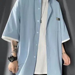HERE&NOW Men Opaque Striped Casual Shirt-picture-25
