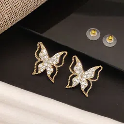 ABDESIGNS Elegant Gold Plated Classic Drop Earrings-picture-4