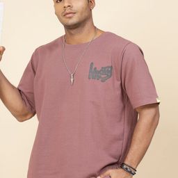 Metronaut Men Typography Printed Round Neck Pure Cotton Oversized T-shirt-picture-44