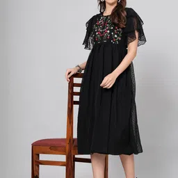 Jyoti Embellished Fit and Flare Dress-picture-13