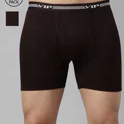 VIP Men Pack Of 2 Assorted Pure Cotton Trunks-picture-18