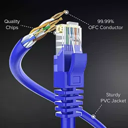 PremiumAV Cat6 LAN Cable 305 m for Internet, Modem, Router, Server, Switch, CCTV Blue image 4