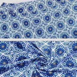 Jawdrobe Printed Flared Above Knee Skirt With Attached Shorts image 2