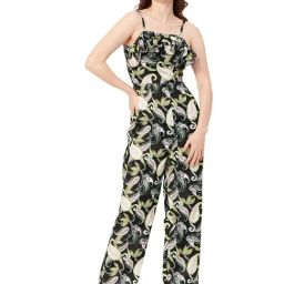 Moomaya Black Printed Jumpsuit-picture-3