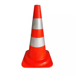 rs pro RS PRO, Orange, White 500 mm PP Traffic Cone, 503754-picture-31