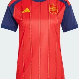 Adidas Red Regular Fit Striped Jersey image 4