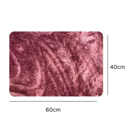 Premsons Red 400 GSM Microfibre Bath Rugs image 3