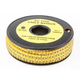 RS PRO Slide On Cable Markers Black on Yellow 3-4.2 mm, 8120878-image-15