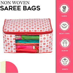 AMAK INC Red Fabric Multi-Utility Wardrobe Organisers image 2