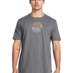 UNDER ARMOUR Graphic Printed Relaxed Fit Sports T-shirt-picture-30