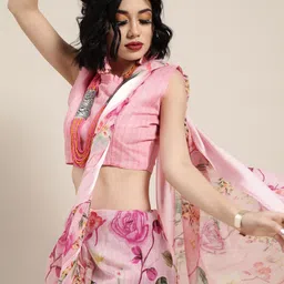 Saree mall Pink Printed Saree-picture-46