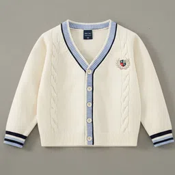 YK Kids Solid Long Sleeves Cable Knit Cardigan-picture-47