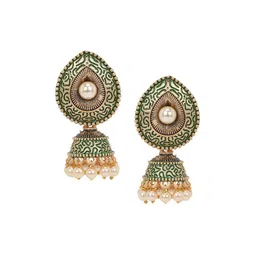 Anouk Dome Shaped Jhumkas Earrings image 2