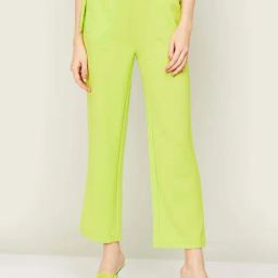 Code by Lifestyle Green Mid Rise Pants-picture-41