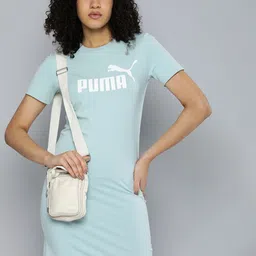 Puma Brand Logo Printed T-shirt Dress-image-86