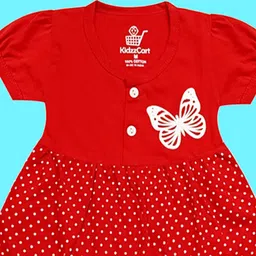 KidzzCart Polka Dot Print Fit & Flare Dress image 2